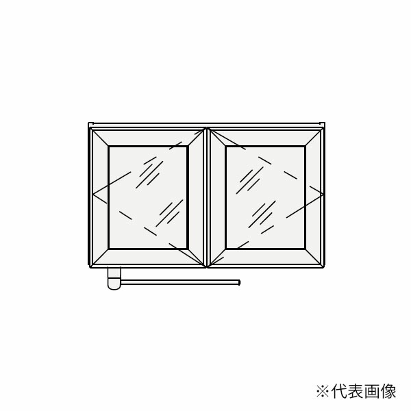 ●クリナップ 【SRMA75】境界線の外側納める S(エス) 洗い濯ぎ機用真っただ中収納家具 カクテルドレスルー扉 間口75糎〔GB〕