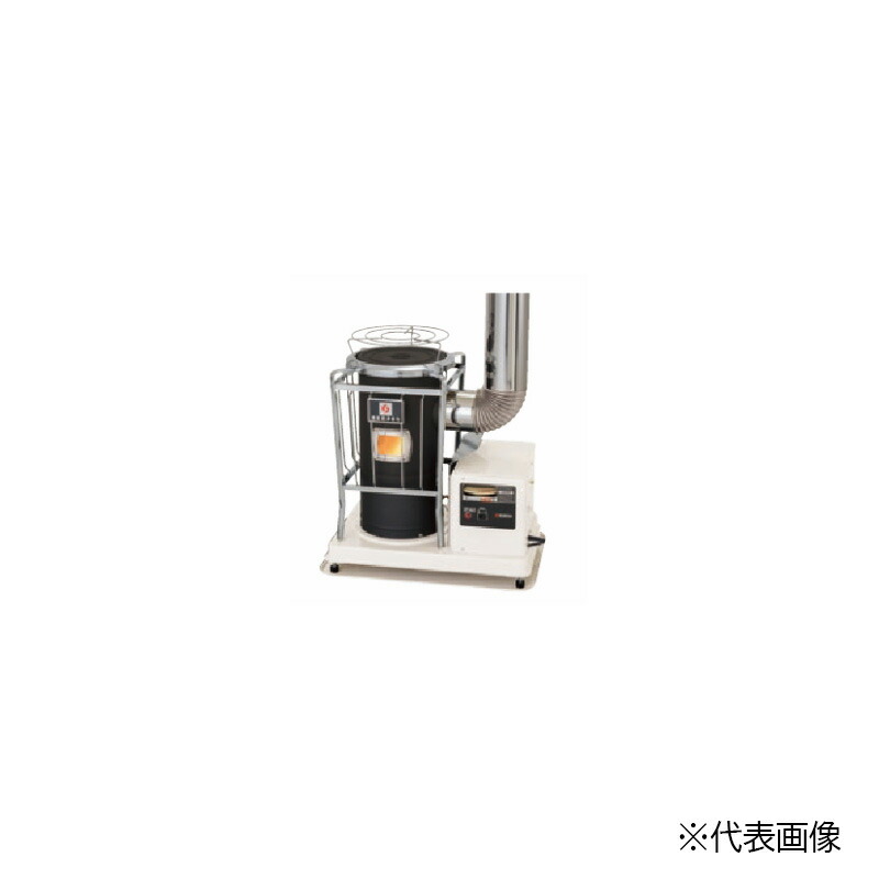 ●長府(旧サンポット) 半密閉式石油ストーブ【KSH-10BS-K8 C】煙突式 火力無段階 微小燃焼 木造16畳まで コンクリート26畳まで 石油タンク別置式(別売)〔FI〕