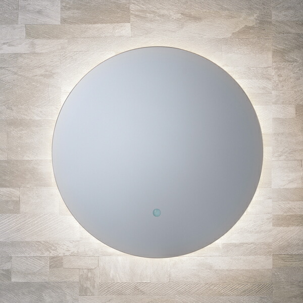 リラインス LEDミラー【MO-MBK019R-W】LED一体型ミラー500(スイッチ付) 受注約2週〔DH〕