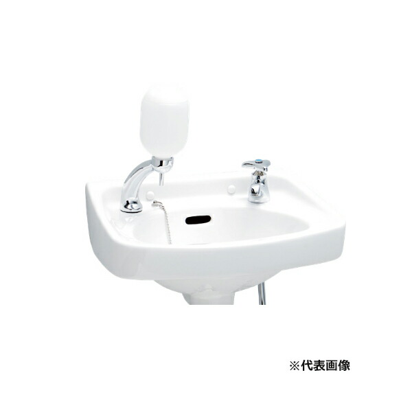 ▲●Юジャニス/Janis 【L131N+K5+JL200T4WMY+NT31+NL31S+NT7A(2個)】大形手洗器 立水栓 ストレート形止水栓 Sトラップ｜家電と住設のイークローバー