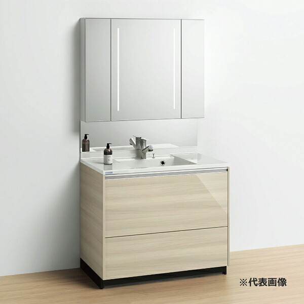 ●クリナップ 【M-1003ANWHM+BANH100FWNACWXSS+ZZK37531EJCL-BA】洗面化粧台 TIARIS(ティアリス) 間口100cm〔GB〕｜家電と住設のイークローバー 158,400円