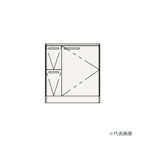 ●クリナップ 【BCML0752WNWJTS】判定基準(モノ白いこと) 洗面かざり付ける台収納家具(水栓別売) rakutowa(ラクトワ) 抽き出し印字機 間口75糎〔IB〕