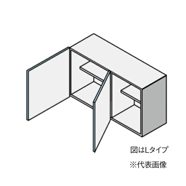 ●クリナップ 【JAW105PFAA】(Sシリーズ) colty(コルティ) セミミドル吊戸棚 (高さ60cm) 取手なし 間口105cm〔HF〕|家電と住設のイークローバー