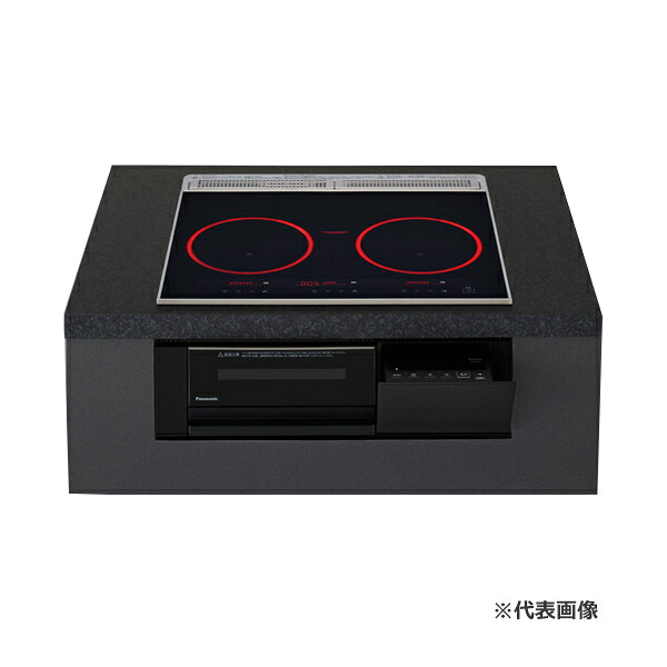 ●u.パナソニック 【KZ-C36K】IH煮炊き暖房器 C続きもの 3口IH 鉄・ステンレス鋼相応う ジェット機黒いこと/黒いこと 幅60珊手合い