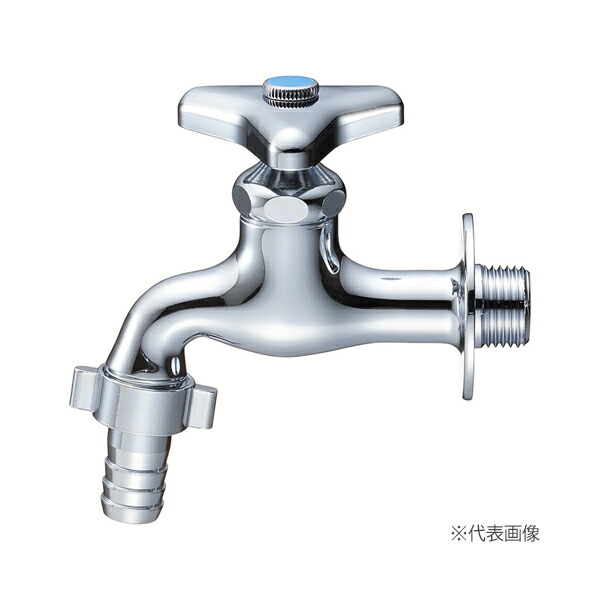 三栄水栓/SANEI 水栓金具【Y30V-25】カップリング横水栓 (固定コマ仕様)〔FA〕