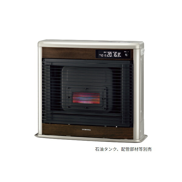 ●コロナ 暖房機器【FF-IR6825(TG)】グランドブラウン FF式石油暖房機(輻射型) FIRNEO(フィルネオ) ガス化式 主に18畳用 別置タンク式(石油タンク別売)
