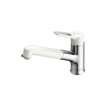 INAX/LIXIL 水栓金具【SF-BG451SYXN(JW)】ホース引出式シングルレバー混合水栓 寒冷地 ノルマーレS 取替浄水スパウト対応〔IE〕