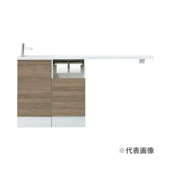 π●INAX/LIXIL キャパシア【AN-AMREABKXHJX】手洗器一体型人造大理石カウンター カウンター奥行160 サイドベースキャビネットプラン 右仕様 壁排水〔HH.F〕