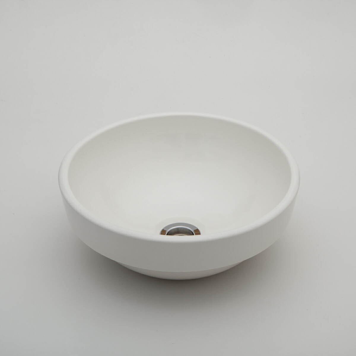 リラインス リブ付手洗器【LSM5-TU】(艶白) (手洗器のみ) モノクロームシリーズ φ275 受注約2週間〔FD〕
