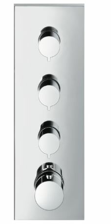 ハンスグローエ【10751000】アクサー シャワー寄せ合わせ 埋込式サーモスタットモデュール (かざり付ける部) 受注生み出すこと〔EI〕