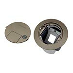 パナソニック 配線器具【DUM7002MA】ブラウンメタリック 住宅用フロアコンラウンド 弱電用 ブランク 1コ口(取付枠付) ケーブル工事用 はさみ込み固定仕様