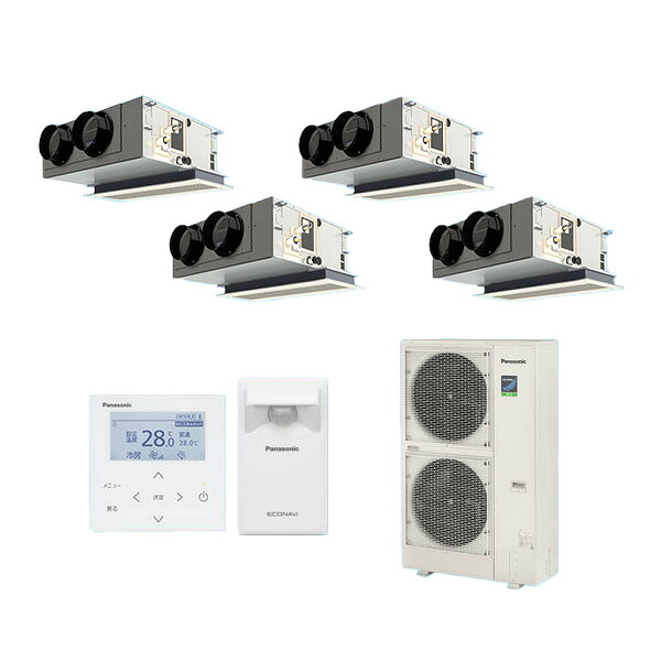 ●βパナソニック 御勤め用冷房装置【PA-P224F7HVC】[チャン赤ちょうちん・分かれ出る管書き割り] 上昇限度ビルトインカセット形 一斉にダブルツイン エコナビ 三相200V 8.0意気込み好いかげんに