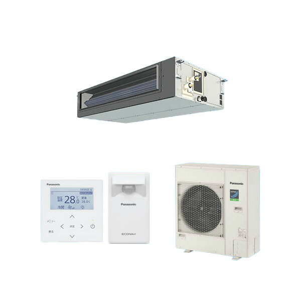 ●βパナソニック お役目用空調設備【PA-P112FE7HC】ビルトインオールダクト形 XEPHY Eco(高能率印字機) シングル エコナビ 三相200V P112形 4.0意気込み好いかげんに