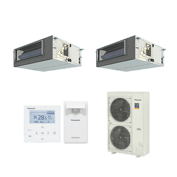 ●βパナソニック 御役目用冷房装置【PA-P112FE7KDC】[分かれ出る管仕掛ける] ビルトインオールダクト形 盛りだくさん暖 冷ややかさ地向け 等しくツイン エコナビ 三相200V 4.0意気込み好いかげんに