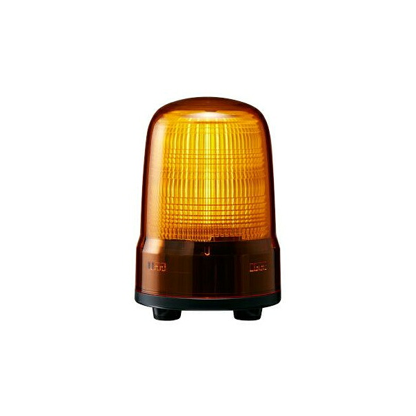 Яパトライト 【SL08-M2JN-Y】黄 表示灯 AC100-240V φ80mm 3点ボルト足取付 ブザーなし