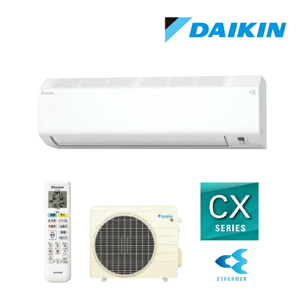 π●ダイキン ルームエアコン【S226ATCS W】ホワイト 2026年 CXシリーズ 室内電源タイプ 単相100V 6畳程度 (旧品番 S225ATCS W)|家電と住設のイークローバー