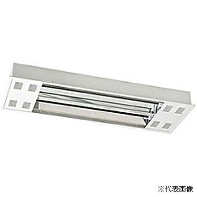 ●インターセントラル 【SR402-MS】輻射式遠赤外線パワフルヒーター サンレイ 天吊タイプ 屋外・半屋外・屋内 スチール製 メタルシーズタイプ 単相200V 4.0kW〔EF〕｜家電と住設のイークローバー