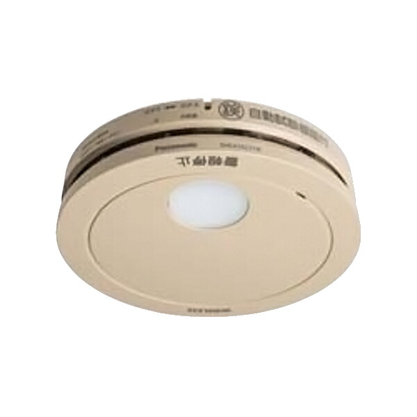 パナソニック 火災警報器【SHK42422YK】和室色 けむり当番 薄型 2種 (電池式・ワイヤレス連動子器・あかり付) (旧品番 SHK42422Y)