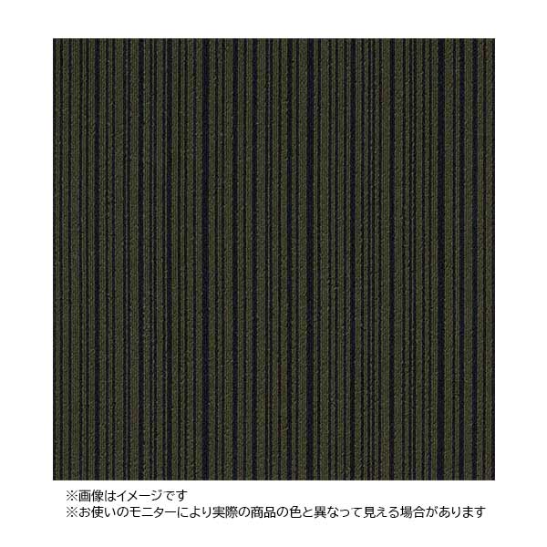 ●u.シンコール 【TG-1207】タイルカーペット TG-1000 ランダムストライプ 中歩行用 50cm×50cm 16枚入