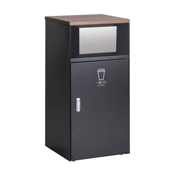 ●u.テラモト 紙くずかご【DS-189-510-8】トラッシュボックスFT アーバングレー 原則としてゴミ用 67L 屋内用 標準尺度手合い 受注生み出すこと