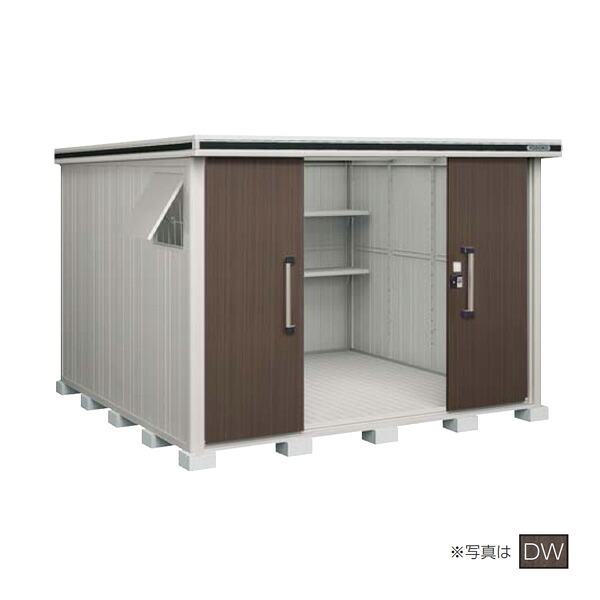●u.ヨド屋根裏部屋/ヨドコウ 【LMDS-2929 CW】黒茶木材 エルモ 中・大型屋根裏部屋 白いもの型 五分五分戸 判定基準高印字機 間口2m92cm×奥ふかさ2m92糎 受注約2週