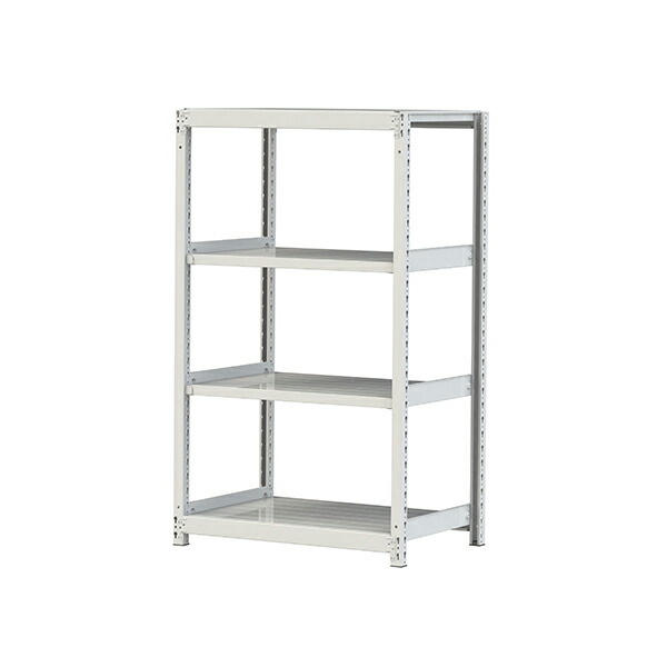 ●u.まっ盛りキン/山金工業【2S5360-4W】雄捻子受け答え軽中量仕合わせ(200kg/段) 4段 単体 間口900粍 精神的な統合式