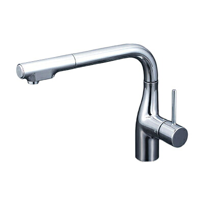 KVK 水栓金具【KM6101BECHS】シングルシャワー付混合栓 eレバー ウルトラファインバブル発生器付 一般地用〔HB〕