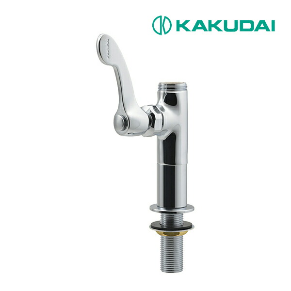 《在庫あり》◆◆◆15時迄出荷OK！カクダイ【724-795-13L38】厨房用左ハンドル立形自在水栓本体(38ミリ延長)