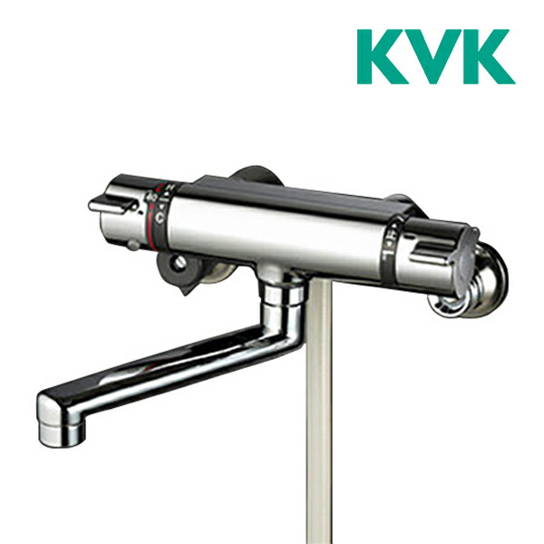 △《店卸し資産あり》◆15時迄さし出し聞き届ける！KVK 水栓金具【KF800THS】サーモスタット式シャワー 撥水力強さサーモ
