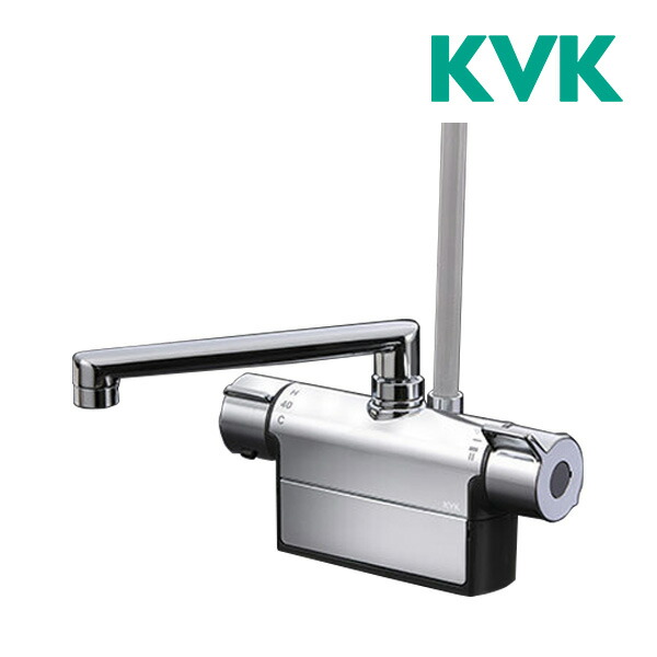《店卸し資産あり》◆15時迄さし出し聞き届ける！KVK 水栓金具【FTB200DP2R2T】甲板形サーモスタット式シャワー 取り付き投球120粍 240粍煙管付 原則として地用 (旧品番 KF771YTR2)