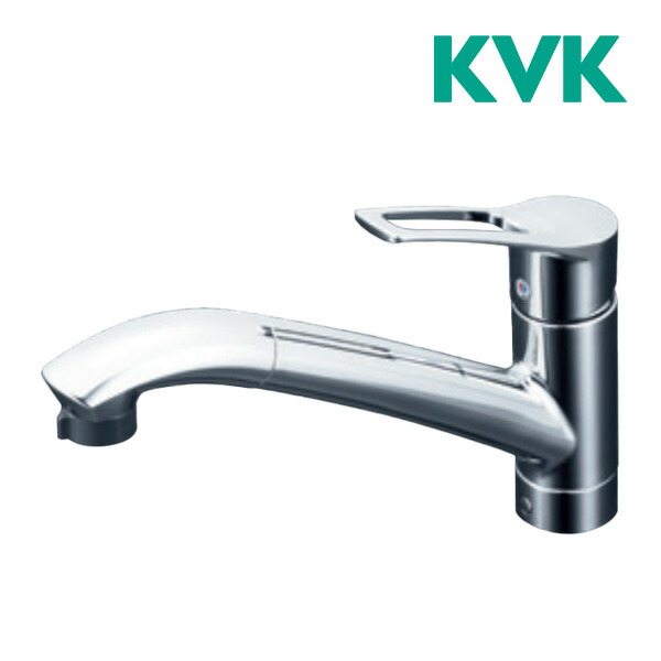 《在庫あり》◆15時迄出荷OK！KVK 水栓金具【KM5031JT】シングルシャワー付混合栓 シャワー引出し式 逆止弁付