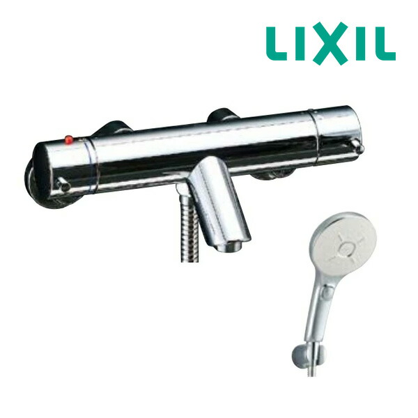 《店卸し資産あり》◆15時迄さし出し差しゆるす！NAX/LIXIL【BF-E147TSMM】サーモスタット付シャワー2階建てバス水栓 e今めかしい エコアクアスイッチシャワーSPA(めっき操作手順) 押し並べて地用 (旧品番 BF-E147TSBW)