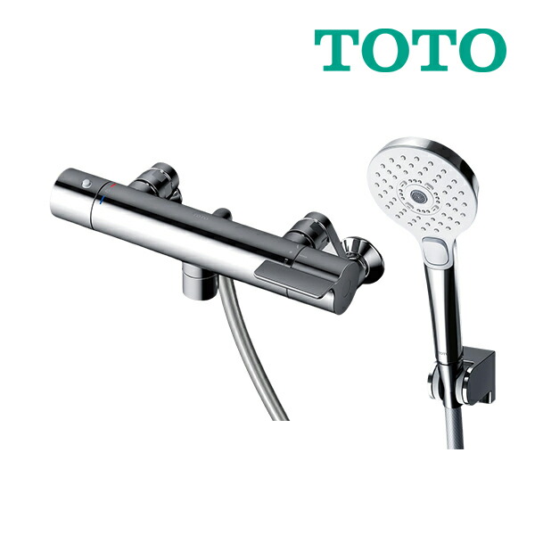 《在庫あり》◆15時迄出荷OK！∞TOTO 浴室用水栓金具【TBV03412J】GGシリーズ 壁付サーモスタット混合水栓(壁付き) コンフォートウェーブ 3モード めっき (旧品番 TMGG40SJ)