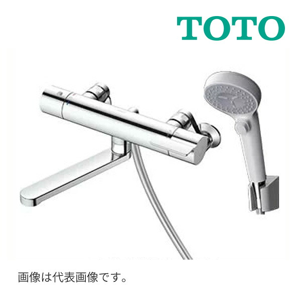 《在庫あり》◆15時迄出荷OK！∞TOTO 浴室用水栓金具【TBV03407Z1】GGシリーズ 壁付サーモスタット混合水栓 コンフォートウェーブ クリック 寒冷地用 (旧品番 TBV03407Z) 17,150円