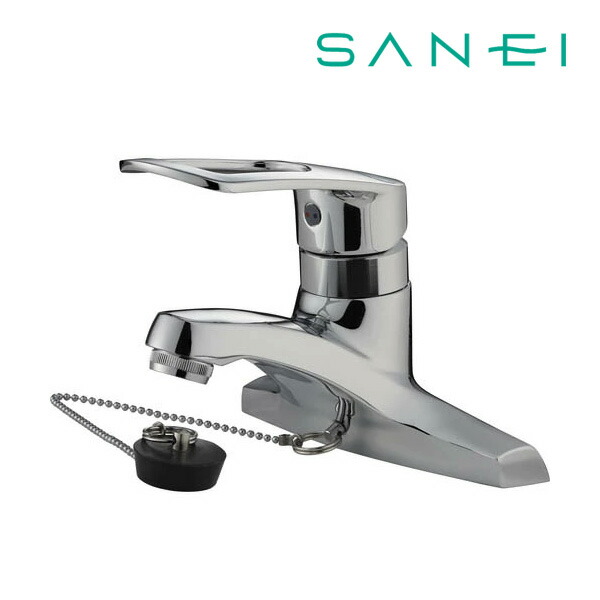 《店卸し資産あり》◆15時迄さし出し聞き入れる！∠三栄水栓/SANEI【K57CE-13】シングル洗面雑ぜ合わせる栓 予防医学栓付
