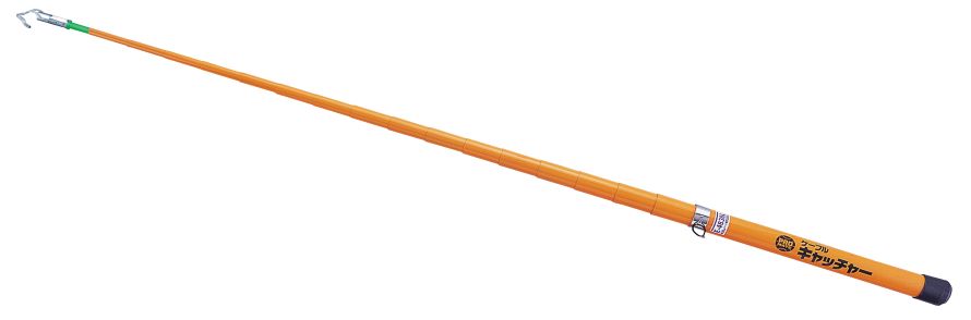 βマーベル/MARVEL 通線・入線工具【E-4838L】ケーブルキャッチャー グラスファイバー製 照明ライト付 (白色LED) 8m {G}｜クローバー資材館