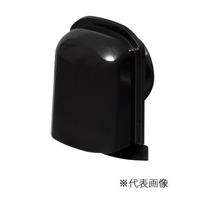 未来工業 換気扇部材【PYT-S100ADK】ブラック パイプフード(薄型) 防火ダンパー付 ステンレス製 φ100〔▽〕 6,044円