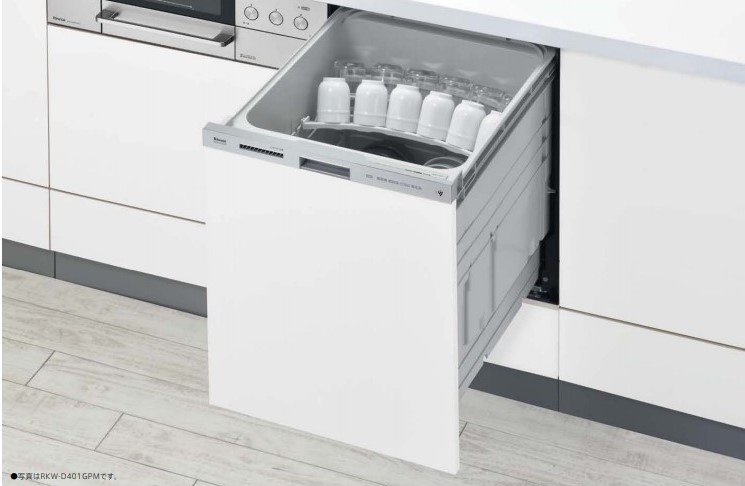 メーカー公式ショップ】 リンナイ ミドルグレード深型スライドオープン食器洗い乾燥機 RKW-SD401GPM