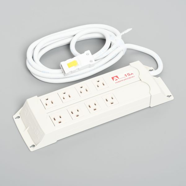 Яアメリカン電機 【KC1036H】白色 パラタップ 平刃形8ヶ口 コード3m ハーネスプラグ 125V