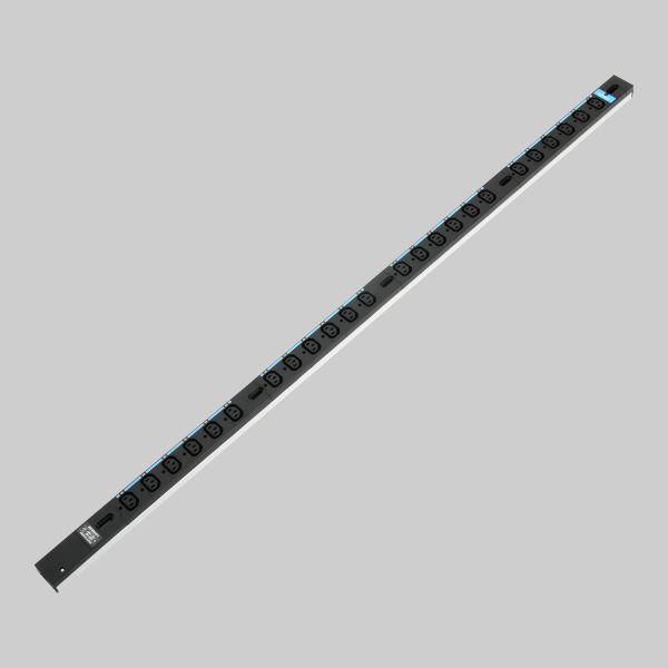▲Яアメリカン電機 【HA9240S】黒色 0Uコンセントバー 20A入力 IEC C-13×24ヶ口 スリムタイプ 受注生産