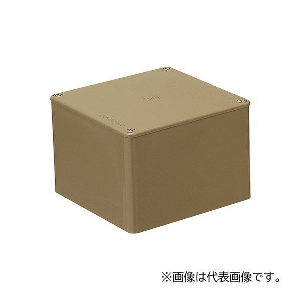 未来工業 【PVP-3030LB】ライトブラウン プールボックス 正方形(ノック無) 300×300×300