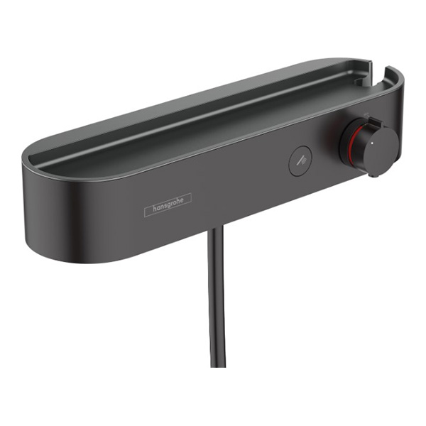 ハンスグローエ 【24360670】マットブラック シャワータブレットセレクト シャワーサーモスタット 400 露出型 受注生産〔EI〕