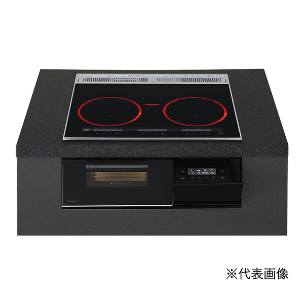 ●u.パナソニック IHクッキングヒーター【KZ-A1T6K】Aシリーズ 3口IH 幅60cm ラクッキングリル 鉄・ステンレス対応 ジェットブラック/ブラック|クローバー資材館