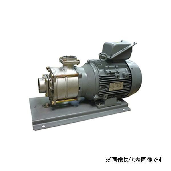 ●テラル 揚水機【NXH503-53.7-e】50サイクル 渦巻き揚水機 2極・多段原動機形 高熱遣りかた 三相200V 3.7kW ステンレス鋼製 NX型〔HC〕