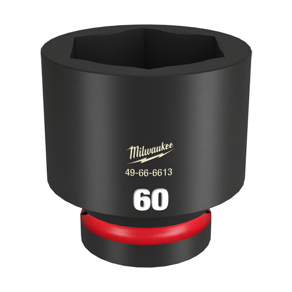 ▲●u.ミルウォーキー/Milwaukee 【49-66-6613】SHOCKWAVE IMPACT DUTY インパクトソケット 1インチ(25.4mm)角 60mm