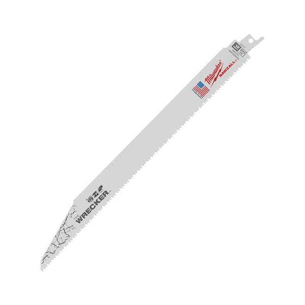 ▲●u.ミルウォーキー/Milwaukee 【48-00-5711】WRECKER 解体用レシプロソーブレード 7/11TPI 305mm (5本パック)