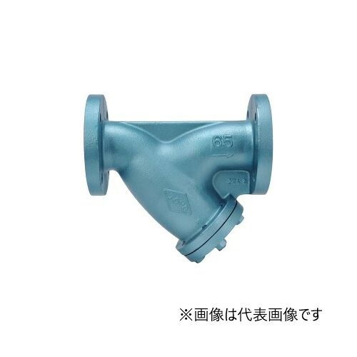 東洋バルヴ/株式会社キッツ【10-FTF-N 350A】14B 鋳鉄バルブ Y形ストレーナ 10K フランジ形〔HE〕