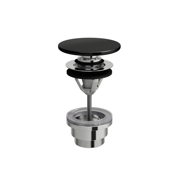 CERA/セラ 【AU98192-716】ダイレクトプッシュ排水ヘッド部 (イノ・ザ ニュークラシック・バル・メダ洗面器専用) マットブラック〔EI〕