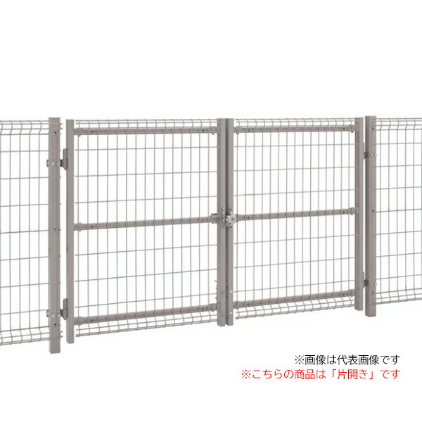 ●u.四国化成建材【PMMG-1008SWH】ホワイト メッシュ門扉G型 片開き 885×800mm