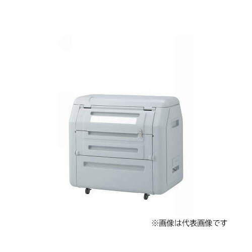 ●u.四国化成建材【GSEPA100A-LG】ライトグレー ゴミストッカー EP1000型 上開き+開き戸式 アンカータイプ 内容器なし 間口1300mm 受注生産 98,252円